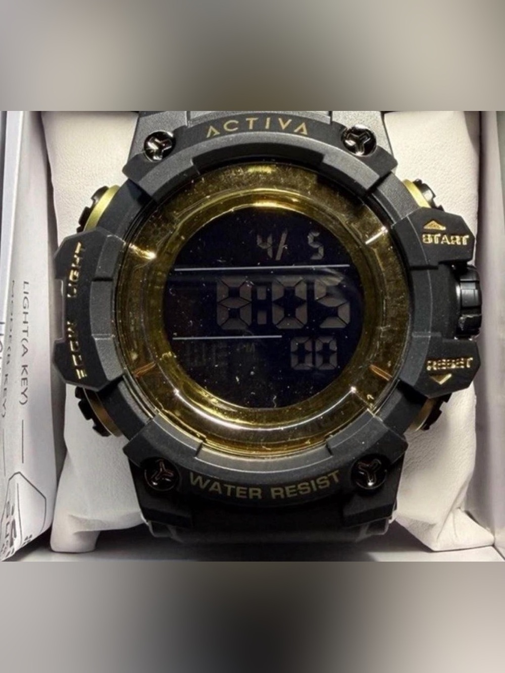 Activa Sync X Invicta Men's Black Digital Watch 50 MM